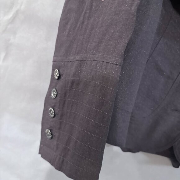 Vintage Flair Jacket Blazer size 12 Skirt Gray Size Large / XL - Picture 9 of 11